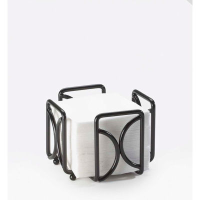Cal-Mil 1243 Wire Bar Napkin Holder 5-1/2"W x 5-1/2"D x 4-1/2"H - Pkg Qty 6