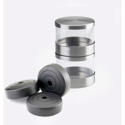 Cal-Mil 1851-4JAR 16 Oz. Jar For 1851-4, 4-1/4"W x 4-1/4"D x 3"H - Pkg Qty 3