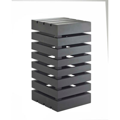 Cal-Mil 3331-96 Midnight Bamboo Crate Risers 9"W x 9"D x 18"H