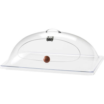 Cal-Mil 367-12 Classic Dome Cover - Side Cut w/Door 12"W x 20"D x 7-1/2"H - Pkg Qty 4