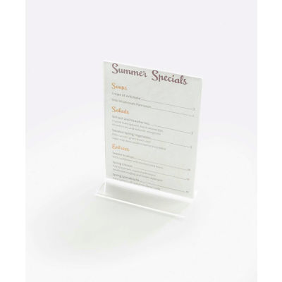 Cal-Mil 580 Classic Uprite Tabletop Cardholder 5"W x 7"H - Pkg Qty 24