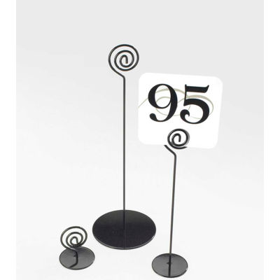 Cal-Mil 661-2-13 Iron Number Stand 2"W x 2"D x 2"H Black - Pkg Qty 12