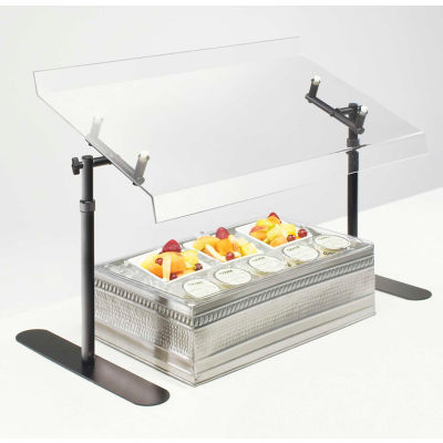 Cal-Mil 751-4 Portable Metal Frame Sneeze guard 48"W x 18"D x 20"H