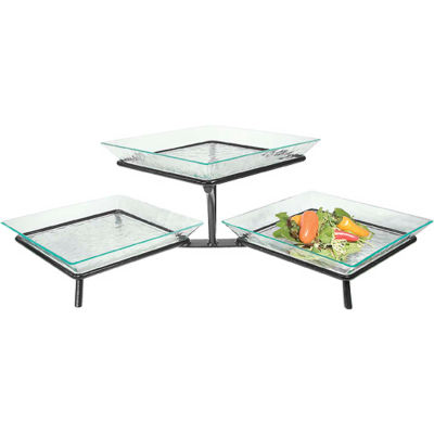Cal-Mil GL1600-13 Glacier Square Step-Up Riser, 9" Height, 31.5" Width, 14" Length