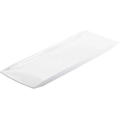 Cal-Mil PP152 Long Porcelain Platters 23"W x 7"D x 1"H - Pkg Qty 2