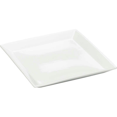Cal-Mil PP252 Large Porcelain Square Platter 11"W x 11"D - Pkg Qty 3