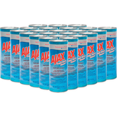 Ajax® Oxygen Bleach Powder Cleanser, 21 oz. Can, 24 Cans - 14278