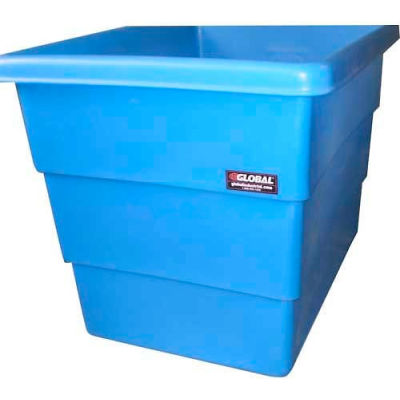Dandux Plastic Bulk Container 510072014 - Step Wall, 14 Bushel, Green