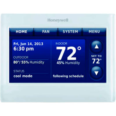 Honeywell Prestige Color Touchscreen Thermostat With Redlink™ THX9421R5021WW White