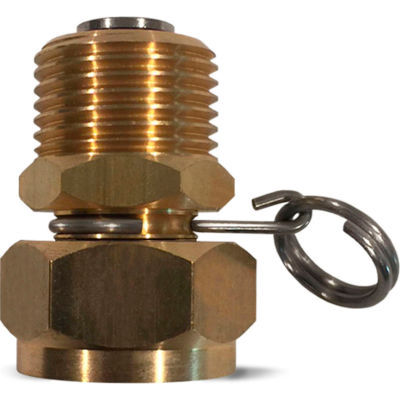 Sani-Lav® N17 Swivel Hose Adapter, Brass, 3/4″ MGHT x 3/4″ FGHT