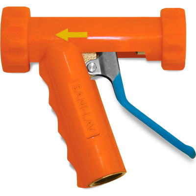 Sani-Lav® N81 Large Low-Flow Industrial Spray Nozzle - Safety Orange