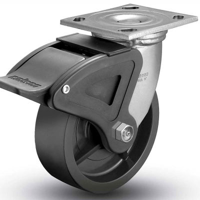 New Colson Swivel Caster w 5x1-1/4 Polyurethane Wheel/325# Cap.