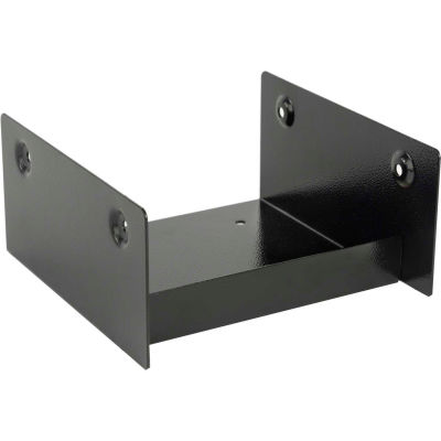 V-Line Universal Mouting Bracket 2597-UB BLK, For V-Line Desk Mate, 10-1/2"W x 8-1/2"D x 4"H, Black