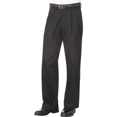 Chef Works® Basic Black Chef Pants, Size 30 - CEBP00030