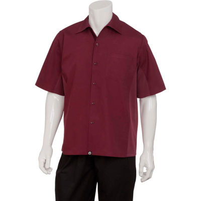 Chef Works® Universal Shirt, Merlot, L - CSMVMERL