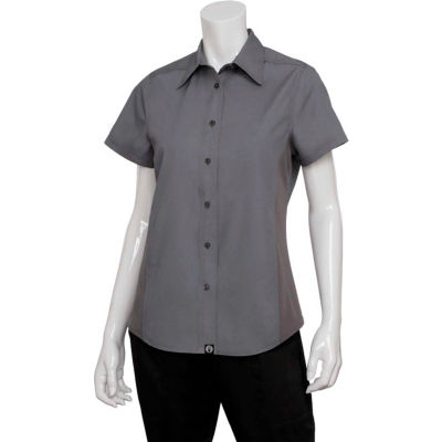 Chef Works® Women's Universal Shirt, Gray, L - CSWVGRYL