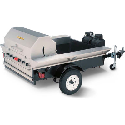 Crown Verity Towable Grill Tailgate Unit Without Storage LP - 69"W x 124"D x 52"H - TG-1