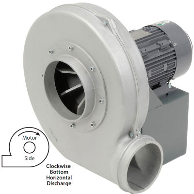 Americraft Hazardous Location Blower, HADP10, 1-1/2 HP, 3 PH, Explosion Proof, CW, Bottom Horizontal