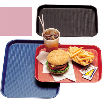 Cambro 1014FF409 - Tray Fast Food 10" x 14", Blush - Pkg Qty 24