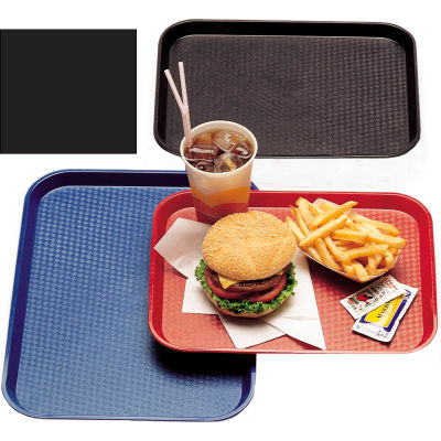 Download Trays | Food Trays-Food & Beverage | Cambro 1216FF110 - Tray Fast Food 12" x 16", Black - Pkg ...