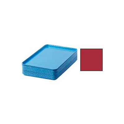 Cambro 1826221 - Camtray 18" x 26" Rectangular,  Ever Red - Pkg Qty 6