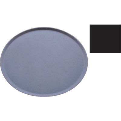 Cambro 2500CT110 - Tray Camtread 19" x 23" Oval, Black - Pkg Qty 6
