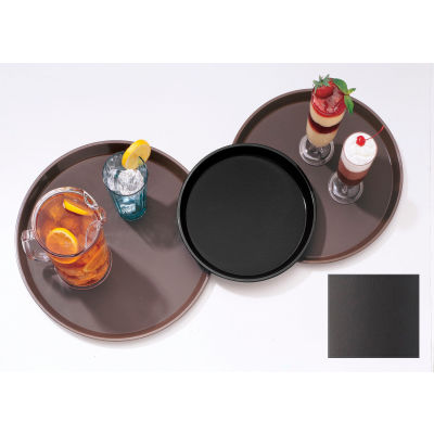 Cambro PT1100167 - Tray Polytread 11" Round, Brown - Pkg Qty 12