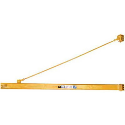 Contrx Wall-Mount Overbraced Tie-Rod Jib Crane, 6000 Lb. Capacity, 16' Span, Wide-Flange Beam