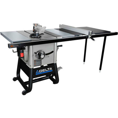 Delta 36-5052 10 In. Left Tilt Table Saw W/52 In. Right Rip, Steel ...