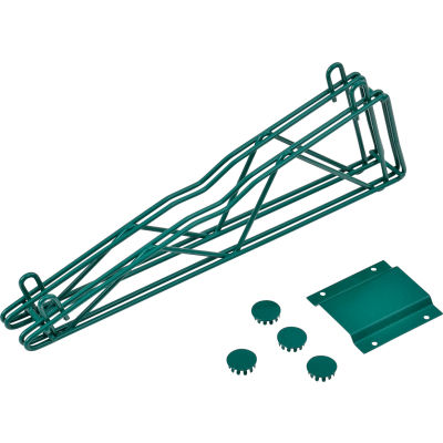 Nexel® Poly-Green® 18" Double Arm Fixed Wall Bracket