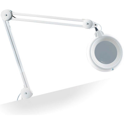 Daylight™ 5" White Slimline Magnifying Lamp