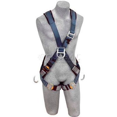 3M DBI-SALA® ExoFit CrossOver Harness 1108682, Front/Back D-Ring, Quick Connect, XL