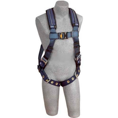 tongue xp harness buckle vest rings legs exofit globalindustrial