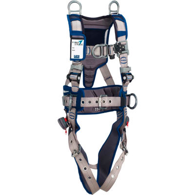 3M DBI-SALA® ExoFit STRATA Harness, Back/Front/Shoulder/Side D-Ring, L, 1112577
