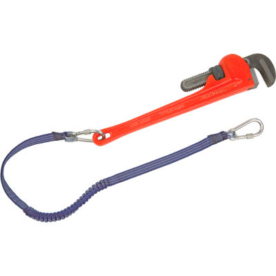 SECULOK Aluminum Alloy Screw Locking Carabiner Tool Lanyard, Retractable 18-30 Inch Nylon Webbing W/ 15 Lbs Capacity, High-Visibility For Safety On Work Sites, Reflective Green, 5 Pack