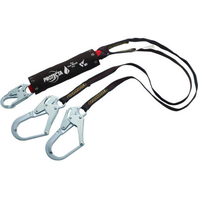 Protecta® 1340185 PRO 100% Tie-Off Shock Absorbing Lanyard For Hot Work Use, 6 ft. Long