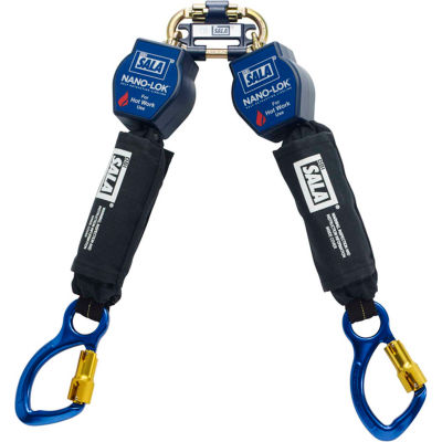 3M™ DBI-SALA® Nano-Lok™ Twin-Leg Quick Connect Self Retracting Lifeline ...