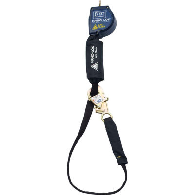 Nano-Lok™ Arc Flash Tie-Back Self Retracting Lifeline, Wrap Bax Hook, 11'