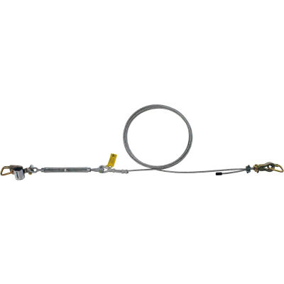 3M DBI-SALA® SecuraSpan 7403060 HLL Lifeline Assembly, Zorbit Energy Absorber, 60'L