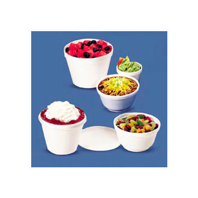 Dart® DCC8SJ20, Food Container, 8 oz.,Foam, White, 1,000/Carton