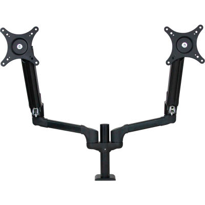 Dyconn Chimera Dual Articulating TV/Monitor Gas Spring Grommet/Clamp Desk Mount