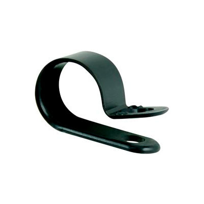 Del City 2506 Black Cable Clamps- 3/8", 100 Pieces/box
