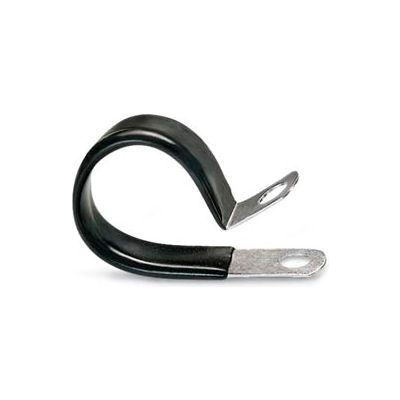 Del City 2932 Vinyl Coated Loom Clamps, 1/2" Width, 2" Diameter, 10 per package