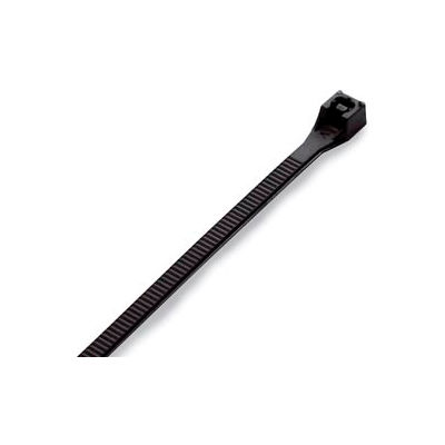 Del City 9627 Cable Ties- UV Black- 6", 1000 Pieces