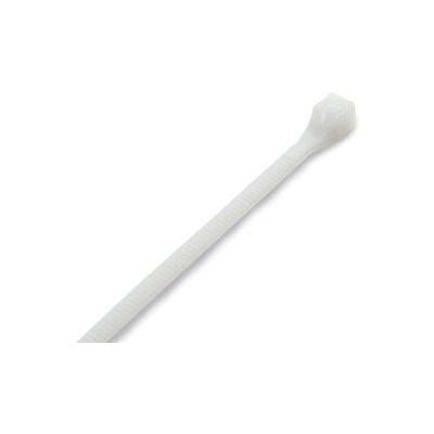 Del City 9728 Cable Ties- Natural- 75 lb tens- 8", 1000 Pieces