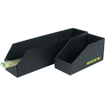Protektive Pak 37100 ESD Open Bin Box, 3-3/4"W x 5-3/4"D x 2-11/16"H - Pkg Qty 10