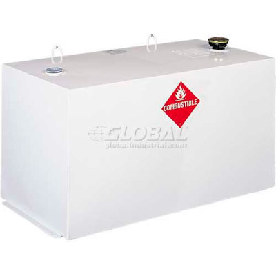 DELTA Rectangular Steel Transfer Tank - 96 Gal. White