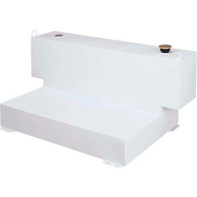 DELTA L-Shaped Fuel-N-Tool Ready Steel Transfer Tanks for 4-Dr. - White