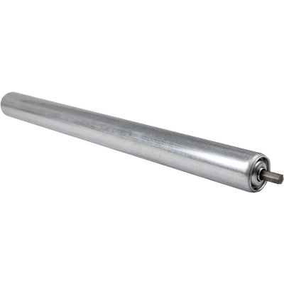 1.9" Dia. x 16 Ga. Galvanized Roller 26157-15-GP for 15" O.A.W. Omni Conveyors