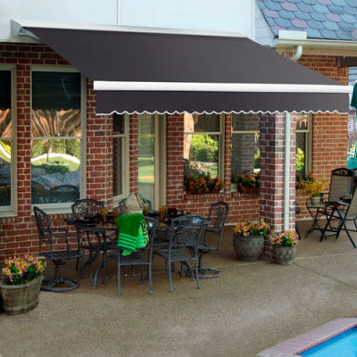 Awntech DM14-98-GUN, Retractable Awning Manual 14'W x 10'D x 10"H Gun